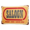Tin Sign Metal Wall Plaque PosterFun Ravtive Saloon