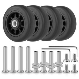 Suitcase Caster Replacement, 4 Wheels, Tire Replacement, Wheel Repair, Suitcase Replacement Caster, Carry Bag, Tire Repair, DIY, Replacement Tire Kit (D-50mm)