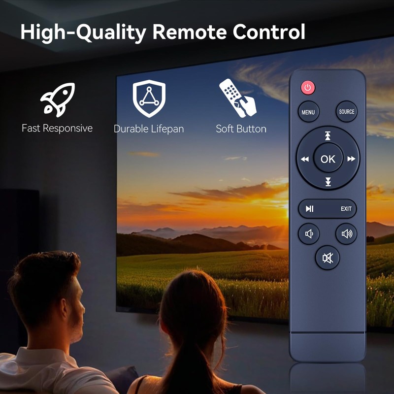 GOUYESHO Nue Replacement Remote Control Compatible with AKATUO XR21 Projector,