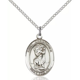 bliss Sterling Silver St Christopher Travelers/Moto