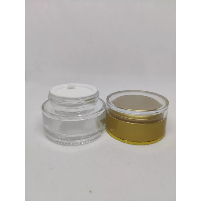 Meliars Pomadera 15grs Dorada Cristal (30 Piezas)