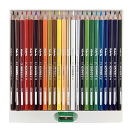 Kores Kolores Coloured Pencils, Triangular (Box of 24 Assorted Colours)