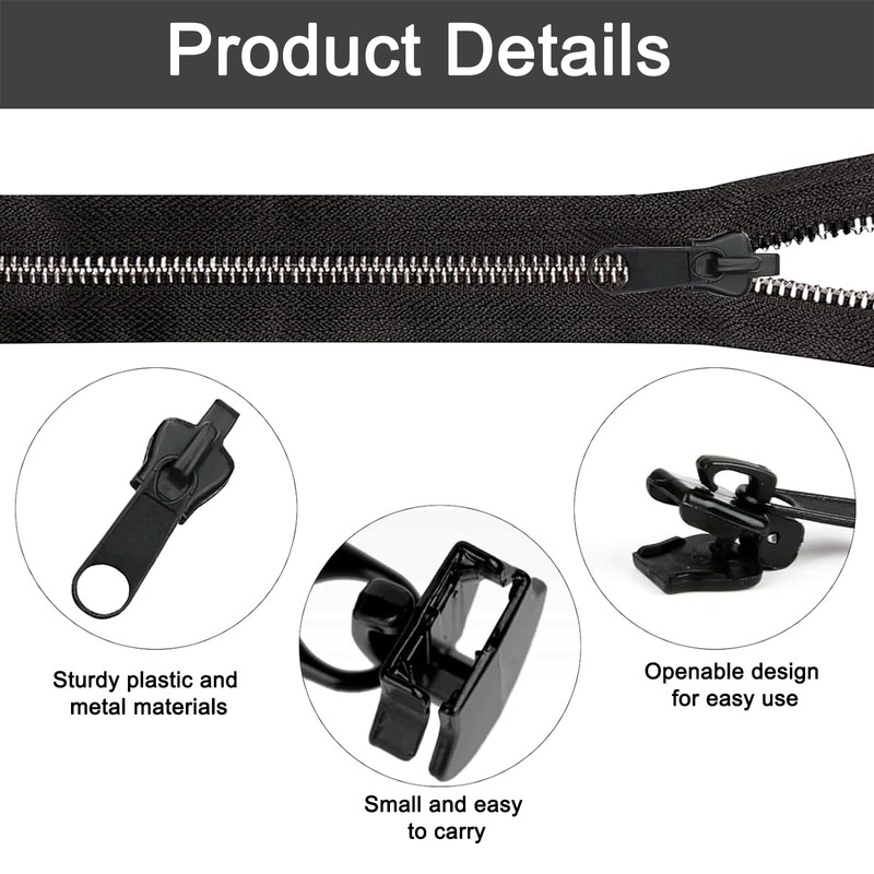 Zip Slider Replacement Glvomazty Removable Zip Zip Repair Kit for