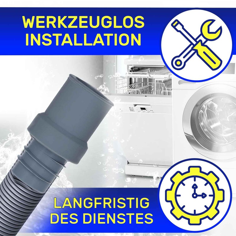 Washing Machine Drain Hose Adapter Diameter 19 mm for Washing
