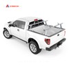 AA-Racks Model APX2502-SLV Low-Profile Utility Aluminum Pick-Up Truck Ladder Rack
