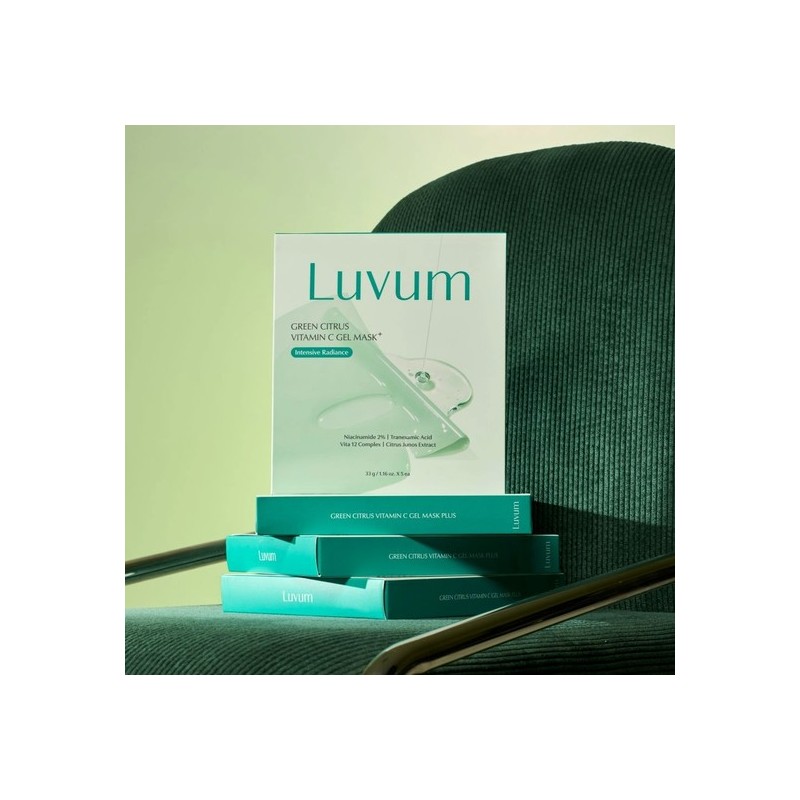 Rubium Lubium Green Citrus Gel Mask Plus 5-Pack [Trial Size]