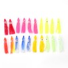 20Pcs Squid Fishing Lures, Artificial Soft Octopus Skirts Trolling Saltwater