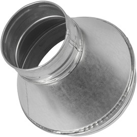 Vent Systems 6" Inch to 3" Inch Duct Reducer Adapter Connector Fitting Pipe Increaser Reducer Cone for HVAC Ventilation Systems, Exhausts and Grow Tents. (Galvanized Steel, 150 to 80 mm)