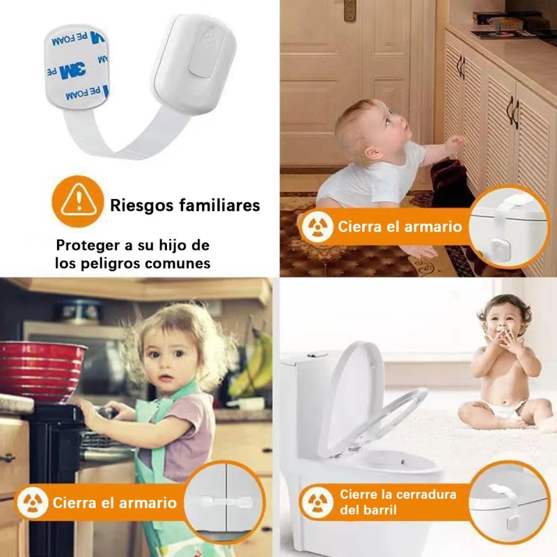 Cerraduras De Seguridad Para Niños 10 Pcs, Seguros Para