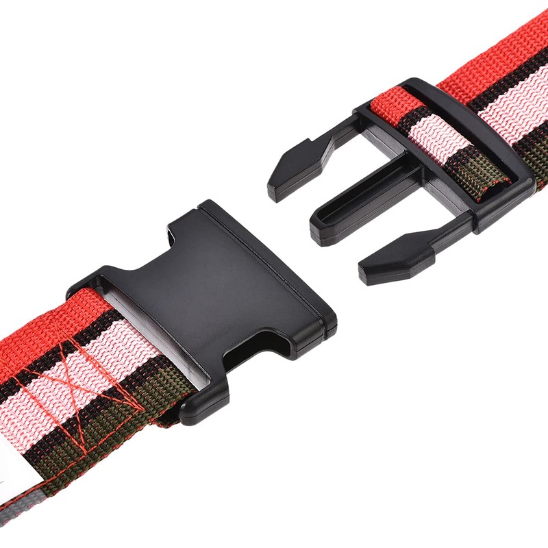 sourcing map Luggage Strap Suitcase Belt with Buckle Label, 2Mx5cm