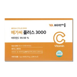 Vitamin Village Mega C Plus 3000 3g x 90 packets (2) / 비타민마을 메가씨 플러스 3000 3g x 90포 2개