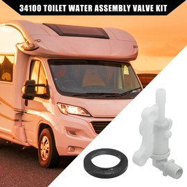 Hihaha 34100 RV Toilet Water Valve Kit for Thetford Aqua-Magic V High and Low Model Toilets/Leak-Resistant RV Toilet Water Assembly Valve Kit / 1Set