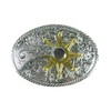 Buckle Belt Buckle for Interchangeable Belt with Rotating Spore, multicoloured