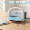 Manual Die Cutting Machine for Card Making, 6in Openning(Blue)