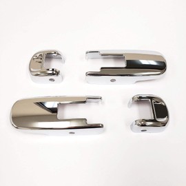 LEDIN Hood Side Hinge Cover Trim Cap Guard Compatible For 2003-2009 HUMMER H2 SUV SUT Chrome Pair