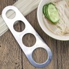 FONGKNOX 2 Pcs Stainless Steel Pasta Measurer with 4 Measuring