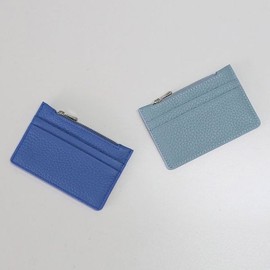 Camel brown easy compact card wallet wallet cow leather wallet Togo leather wallet light gray / 카멜브라운  이지 컴팩트 카드지갑 지갑 소가죽지갑 토고가죽지갑 연회색