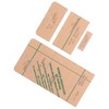 4Pcs Acrylic Templates Durable Reusable Transparent Clear DIY Leather Models
