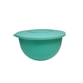 Tupperware Junge Welle Serving Bowl with Lid (Turquoise, 7.5 Litres)