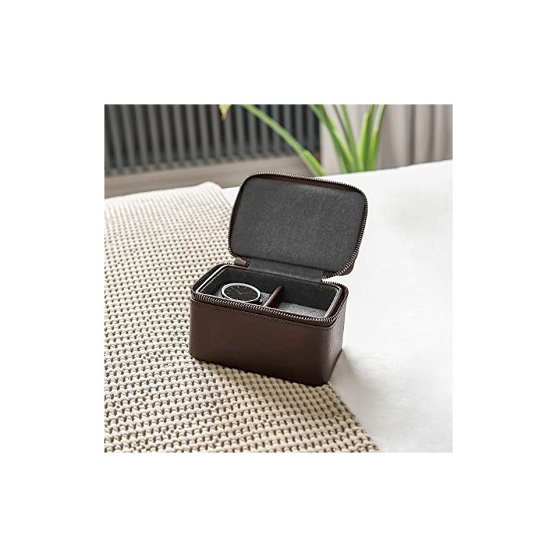Stackers Brown Double Zipped Watch Box