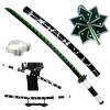 Wood Demon Slayer Katana Sword Anime Cosplay Weapons PropsColor: Sanemi