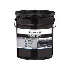 Rust-Oleum 301999 350 Fibered Black Roof Coating 5 gal