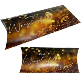 Set of 5 Gift Wrapping Money Gift Wedding Gift Idea Birthday Pillow Box Large 24 x 3.2 x 11.7 cm "Little Wish Fulfiller" Money Gift