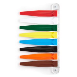 Kull Industries Exam Room Flags, Medical Door Flags for Doctor Offices, Hospitals, Clinics, Easy Identification, Durable, Reliable Room Status Sign, Primary Colors, 8 Flag System, 7-Inch