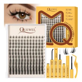 Kit De Extensiones De Pestañas Efecto Manga Quewel Lash Kit                                                                                           