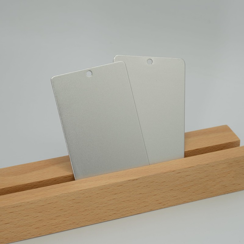 StayMax Anodized Aluminum Engraving Blanks 2x3 Inch 25 Pack (Silver)