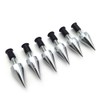 XKMT-Universal Chrome Spike Bolts with Mounting Parts Compatible with Windscreen