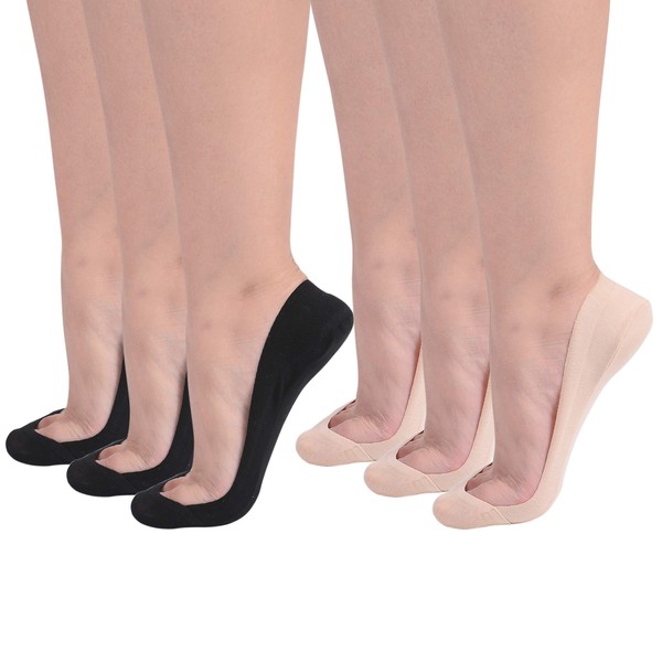 Soxbang Womens Truly No Show Socks for Flats Heels Non