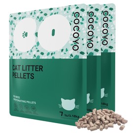 COCOYO Cat Litter Pellets, Zeolite, Long-Lasting Odor Control Non-climping, 21 Lbs Pack