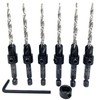 FTG USA 6 Pc #10 (3/16") Countersink Drill Bit Set