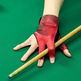 Wnddle Billiard Gloves, Snooker Gloves, Billiard Pool Cue Gloves, Non-Slip Pool Gloves, Billiard Gloves, Right Bridge Hand, Suitable for Men and Women