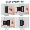 sourcing map 2 Set Home Security Door Lock, Door Reinforcement