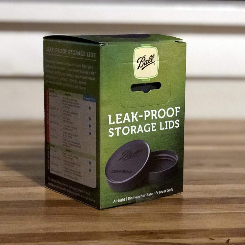 Ball Mason Jar Leak-Proof Lids, Wide Mouth, 6-Count (Pack of