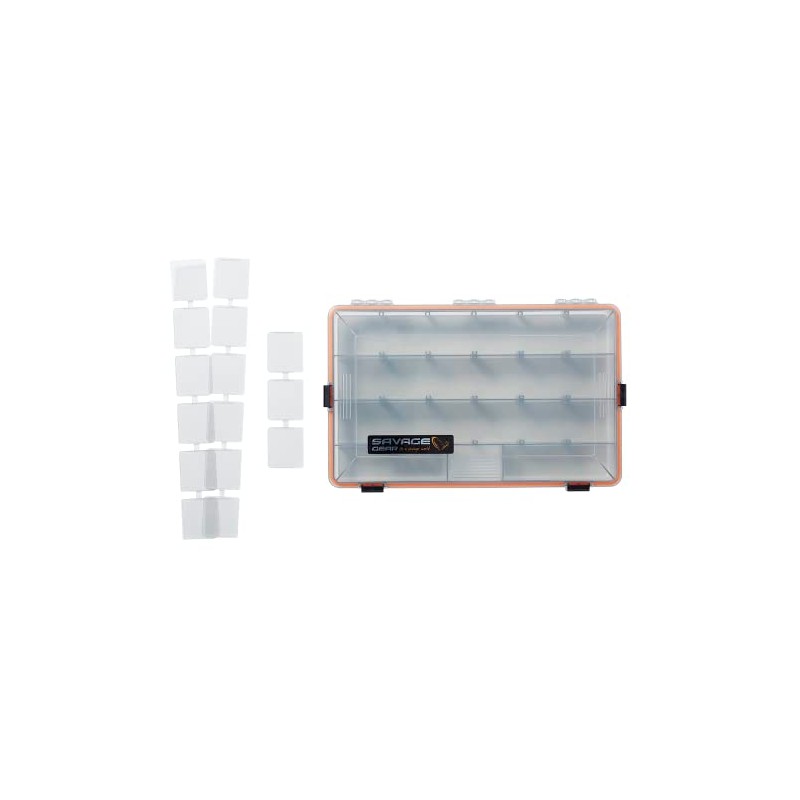 Savage Gear Waterproof Tackle Box WP Lurebox 5B Smoke 35.5