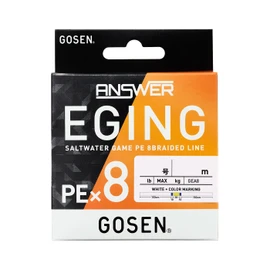 Gosen Anser Egging, PE x 8, White Base, 656.2 ft (200 m), No. 0.8