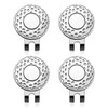 HAIKING Magnetic Golf Hat Clips, 4 Pcs 25mm Golf Ball