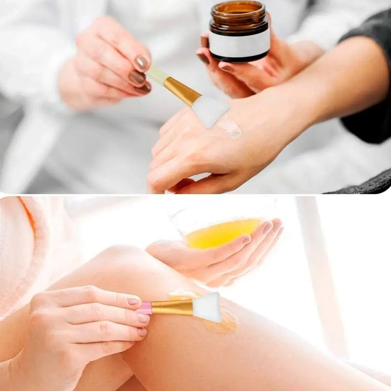 Brocha Facial Y Corporal Aplicador De Mascarilla De Silicona
