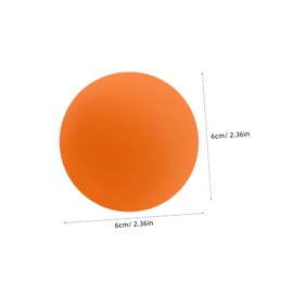 FRCOLOR 4 Pcs Bouncy Squash Training Balls High Elasticity Rubber Balls for Reaction Practice for Adults Beginners Lightweight Design for Skill Enhancement Orange