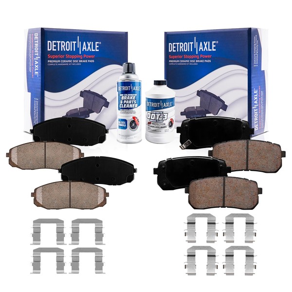 Detroit Axle - Brake Pads for 2015-2019 Kia Sedona Front
