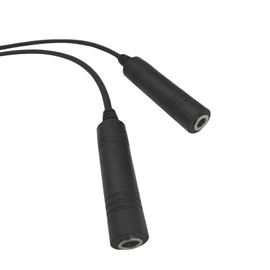 stdgove GA Dual Plug General Aviation Headset to 6 Pin LEMO Adapter Cable Aircraft Pilot Headphones Connector Compatible with Bose A20 A30 Headphone (Pattern 2)