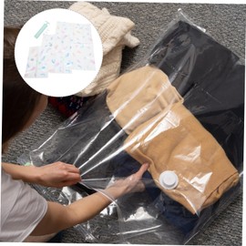 Hohopeti 1 Set Travel Vacuum Storage Bags for Clothes Large Vacuum Sealer Bags Hand Pump International Travel Must Haves Random Color