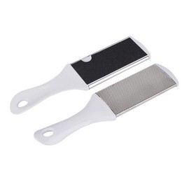 Foot callus removal, double-sided stainless steel foot scrubber, grater sandpaper, heel and sole callus removal / 발각질제거 양면 스텐발밀이 강판사포 뒷꿈치 발바닥 굳은살제거