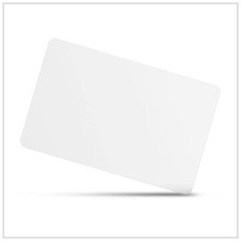 100 pcs ID Cards for Most Photo ID Card Printers,Blank (White) PVC Cards CR80 30 Mil Graphic Quality
