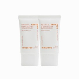Innisfree 이니스프리 인텐시브 롱래스팅 선스크린 EX 60ml (SPF 50+) 2개 Innisfree Intensive Long-Lasting Sunscreen EX 60ml (SPF 50+) 2 pcs