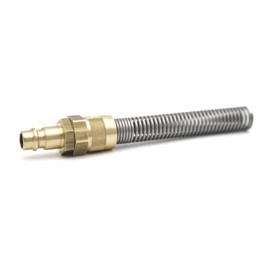 Compressed Air Connector NW 7.2 Coupling Plug with Kink Protection and 4 x 6 mm Hose Connection