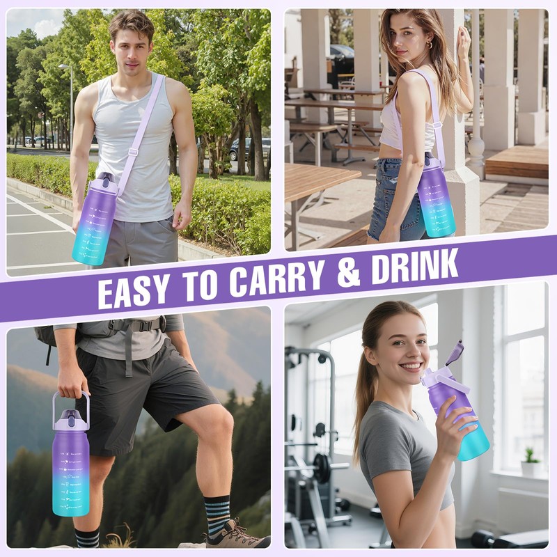 KETIEE Water Bottle 2L 2 Litre Water Bottle 2 Litres
